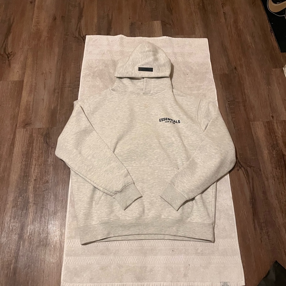Essentials Men's Cream Hoodie